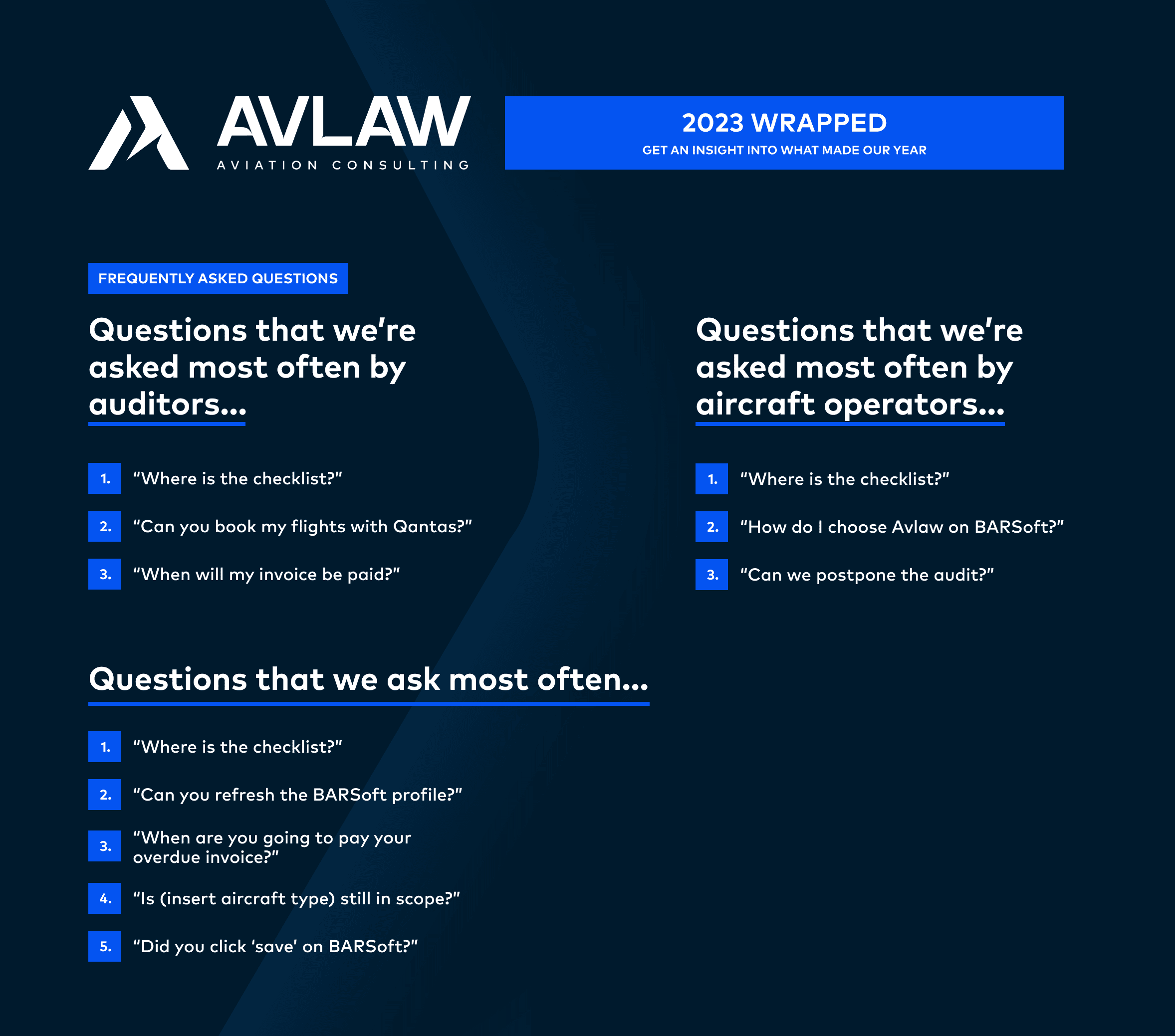 Frequently Asked Questions