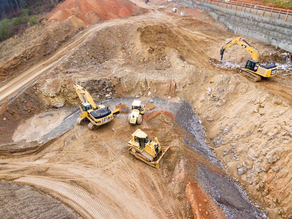drone mining site
